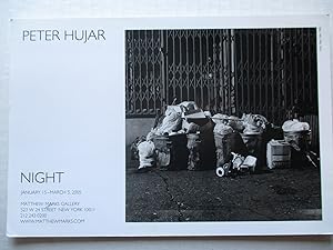 Bild des Verkufers fr Peter Hujar Night Matthew Marks Gallery 2005 Exhibition invite postcard zum Verkauf von ANARTIST