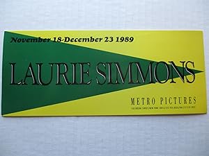 Seller image for Laurie Simmons Metro Pictures 1989 Exhibition invite postcard for sale by ANARTIST