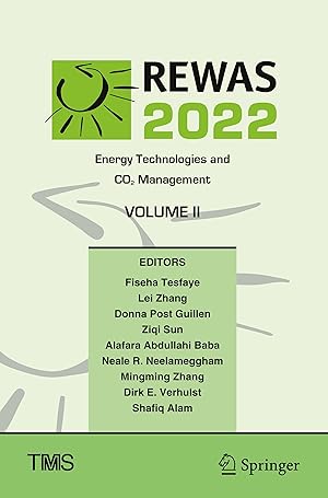 Image du vendeur pour REWAS 2022: Energy Technologies and CO2 Management (Volume 2) mis en vente par moluna