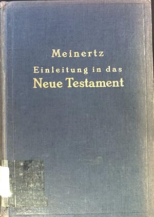Seller image for Einleitung in das Neue Testament. Wissenschaftliche Handbibliothek / Reihe 1. / Theologische Lehrbcher ; for sale by books4less (Versandantiquariat Petra Gros GmbH & Co. KG)