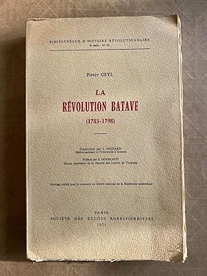 La révolution batave, 1783-1798