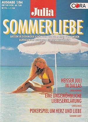 Imagen del vendedor de 3 Romane - Julia / Sommerliebe 1/94 Band 5 a la venta por Buchhandlung & Antiquariat Rother