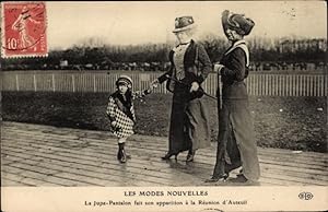 Ansichtskarte / Postkarte Les Modes Nouvelles, La Jupe Pantalon fait son apparition a la Reunion ...