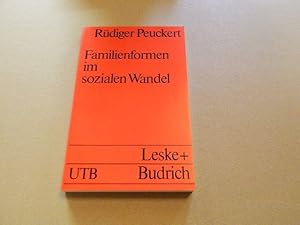 Imagen del vendedor de Familienformen im sozialen Wandel. Universittstaschenbcher ; 1607 a la venta por Versandantiquariat Schfer