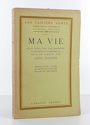 Seller image for Ma vie. for sale by Librairie KOEGUI