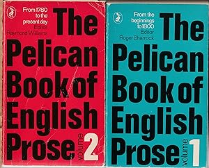 Bild des Verkufers fr The Pelican Book of English Prose Vol. 1 & 2 zum Verkauf von BuchSigel