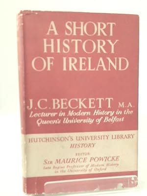 Bild des Verkufers fr A Short History of Ireland zum Verkauf von World of Rare Books