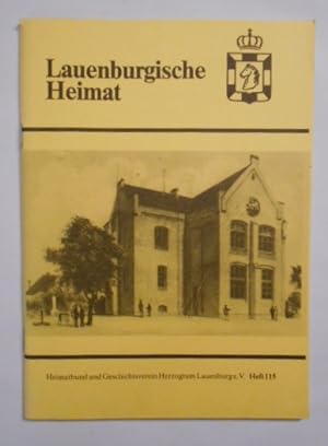 Lauenburgische Heimat - Heft 115 - Oktober 1986. Zeitschrift des Geschichtsvereins.