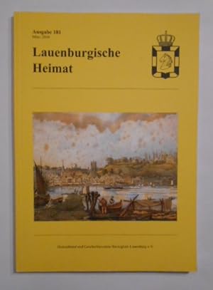 Bild des Verkufers fr Lauenburgische Heimat - Heft 181 - Mrz 2009. Zeitschrift des Geschichtsvereins. zum Verkauf von KULTur-Antiquariat