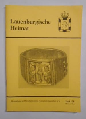 Seller image for Lauenburgische Heimat - Heft 138 - Oktober 1994. Zeitschrift des Geschichtsvereins. for sale by KULTur-Antiquariat