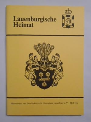 Seller image for Lauenburgische Heimat - Heft 116 - Dezember 1986. Zeitschrift des Geschichtsvereins. for sale by KULTur-Antiquariat