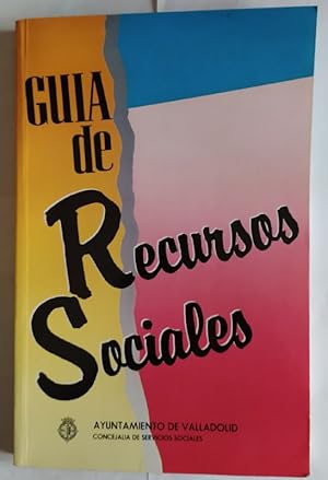 Imagen del vendedor de Gua de recursos sociales. a la venta por La Leona LibreRa