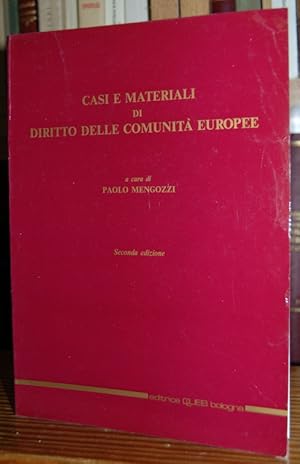 Imagen del vendedor de CASI E MATERIALI DI DIRITTO DELLE COMUNITA EUROPEE a la venta por Fbula Libros (Librera Jimnez-Bravo)