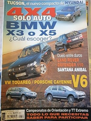 4 X 4 SOLO AUTO. Nº 244 MARZO 2004. BMW X3 O X5 ¿Cuál ESCOGER?