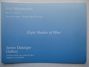 Bild des Verkufers fr Joel Meyerowitz Eight Shades of Blue James Danzinger Gallery Exhibition invite postcard zum Verkauf von ANARTIST