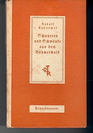 Schnurren und Schwänke aus dem Böhmerwald; Zeichnungen von Ludwig Rosenberger - Volksdeutsche Rei...