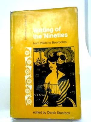 Bild des Verkufers fr Writing Of The Nineties. From Wilde To Beerbohm zum Verkauf von World of Rare Books