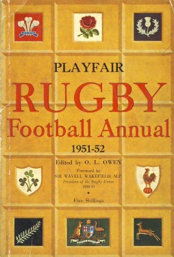 Image du vendeur pour PLAYFAIR RUGBY FOOTBALL ANNUAL 1951-52 mis en vente par Sportspages