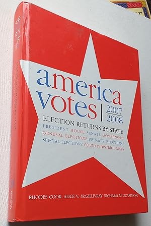 Seller image for America Votes 28 2007 -2008 - Election returns by State. for sale by Mr Mac Books (Ranald McDonald) P.B.F.A.