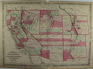 Johnson s California, with territories of Utha, Nevada, Colorado, New Mexico and Arizona.