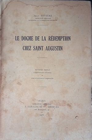 Le dogme de la redemption chez Saint Augustin