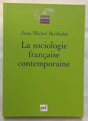 La Sociologie française contemporaine