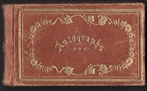 Bild des Verkufers fr 1873-1880 Vermont Autograph Album of the Pollard family. Includes autographs of President Calvin Coolidge parents and relatives from Plymouth, Vermont zum Verkauf von Americana Books, ABAA