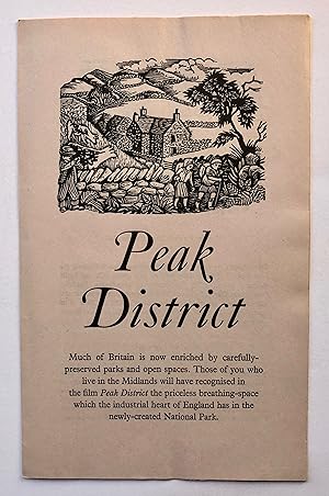 Seller image for Peak District [promotional leaflet] for sale by George Ong Books