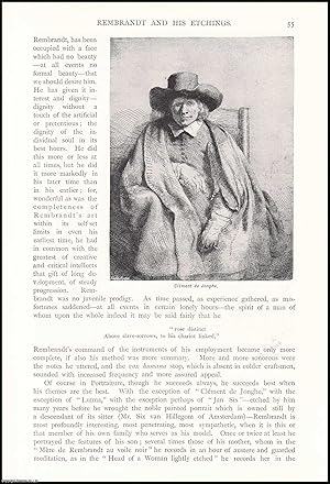 Seller image for Rembrandt, his Etchings. An uncommon original article from the Pall Mall Magazine, 1899. An uncommon original article from the Pall Mall Magazine, 1899. for sale by Cosmo Books