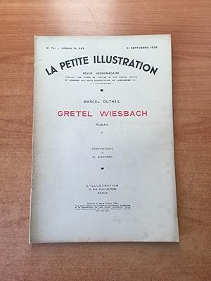 Bild des Verkufers fr LA PETITE ILLUSTRATION n 741 Roman n 352 : GRETEL WIESBACH II zum Verkauf von KEMOLA