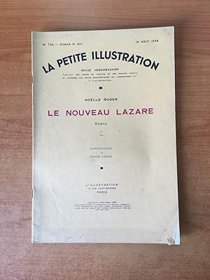 Seller image for LA PETITE ILLUSTRATION n 735 Roman n 347 : LE NOUVEAU LAZARE III for sale by KEMOLA
