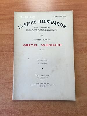 Bild des Verkufers fr LA PETITE ILLUSTRATION n 741 Roman n 352 : GRETEL WIESBACH II zum Verkauf von KEMOLA