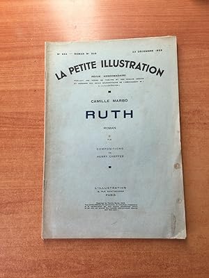 Bild des Verkufers fr LA PETITE ILLUSTRATION n 654 Roman n 303 : RUTH II zum Verkauf von KEMOLA