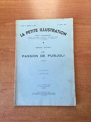 Bild des Verkufers fr LA PETITE ILLUSTRATION n 818 Roman n 389 : LA PASSION DE PUISJOLI I zum Verkauf von KEMOLA