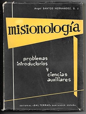 Bild des Verkufers fr Misionologia - Problemas introductorios y cinencias auxiliares zum Verkauf von Sergio Trippini