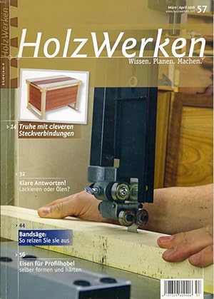Imagen del vendedor de HolzWerken Wissen. Planen. Machen 57. a la venta por Antiquariat Liberarius - Frank Wechsler