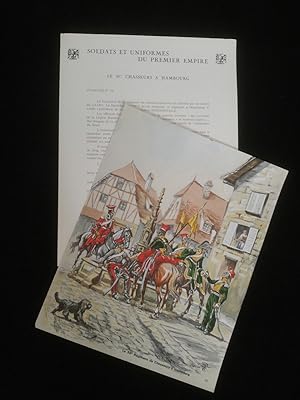 Le 30me Chasseurs a Hambourg ( gravure, Druckgrafik) Aus "Soldats et Uniformes du Premier Empire"