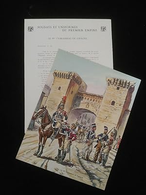 Seller image for Le 13me cuirassiers en Espagne ( gravure, Druckgrafik) Aus "Soldats et Uniformes du Premier Empire" for sale by ANTIQUARIAT Franke BRUDDENBOOKS