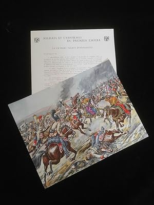 Seller image for La Grande Charge d' Austerlitz ( gravure, Druckgrafik) Aus "Soldats et Uniformes du Premier Empire" for sale by ANTIQUARIAT Franke BRUDDENBOOKS