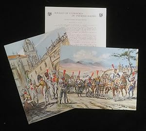 Seller image for Le Bataillon de Neuchatel ( gravure, Druckgrafik) Aus "Soldats et Uniformes du Premier Empire" for sale by ANTIQUARIAT Franke BRUDDENBOOKS