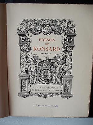 Poésies de Ronsard