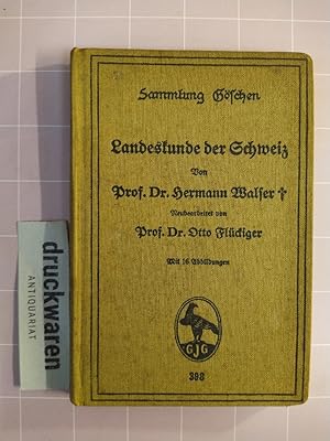 Bild des Verkufers fr Landeskunde der Schweiz. (Sammlung Gschen 398). zum Verkauf von Druckwaren Antiquariat