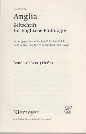 Seller image for Theory and Practice in Anglo-American Scholarly Editing, 1950-2000. [From: Anglia, Bd. 119, Heft 3, 2001]. for sale by Fundus-Online GbR Borkert Schwarz Zerfa