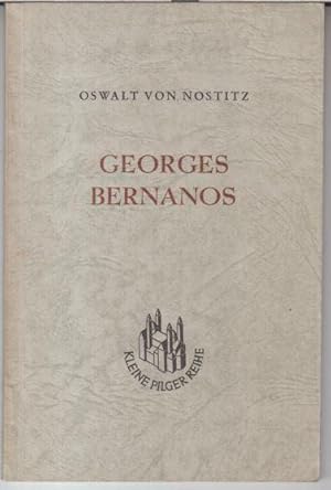 Imagen del vendedor de Georges Bernanos. Leben und werk ( Kleine Pilger-Reihe, Heft 6 ). a la venta por Antiquariat Carl Wegner