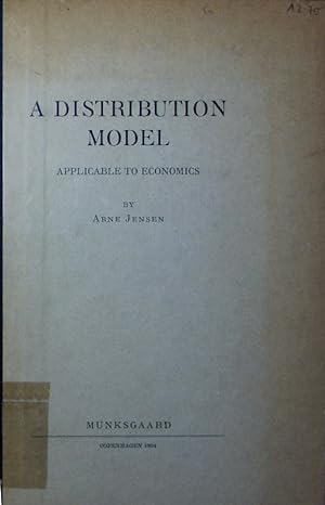 Bild des Verkufers fr A distribution model applicable to economics. zum Verkauf von Antiquariat Bookfarm