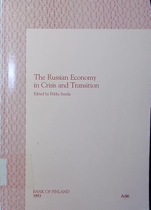 Imagen del vendedor de The Russian economy in crisis and transition. a la venta por Antiquariat Bookfarm