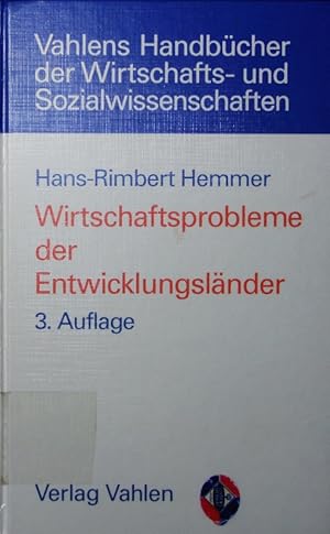 Seller image for Wirtschaftsprobleme der Entwicklungslnder. for sale by Antiquariat Bookfarm