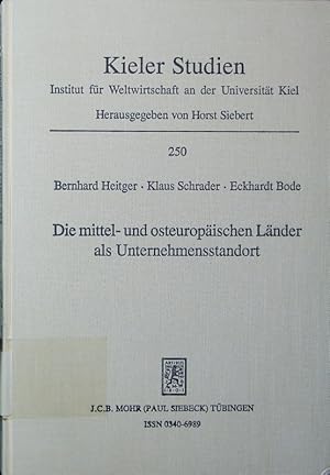 Immagine del venditore per Die mittel- und osteuropischen Lnder als Unternehmensstandort. venduto da Antiquariat Bookfarm