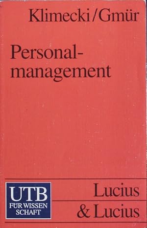 Imagen del vendedor de Personalmanagement. Strategien, Erfolgsbeitrge, Entwicklungsperspektiven. a la venta por Antiquariat Bookfarm