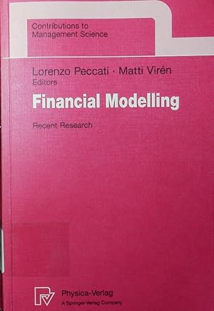 Imagen del vendedor de Financial modelling. recent research. a la venta por Antiquariat Bookfarm